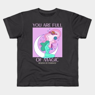 Mystical Woman Magical Esoteric Kids T-Shirt